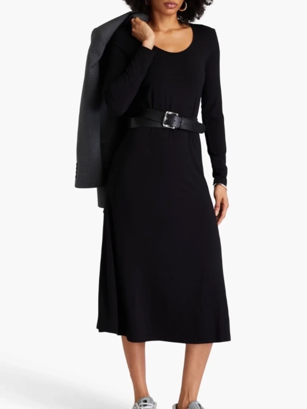 Vince. | XS | Modal Blend Long Sleeve Dress